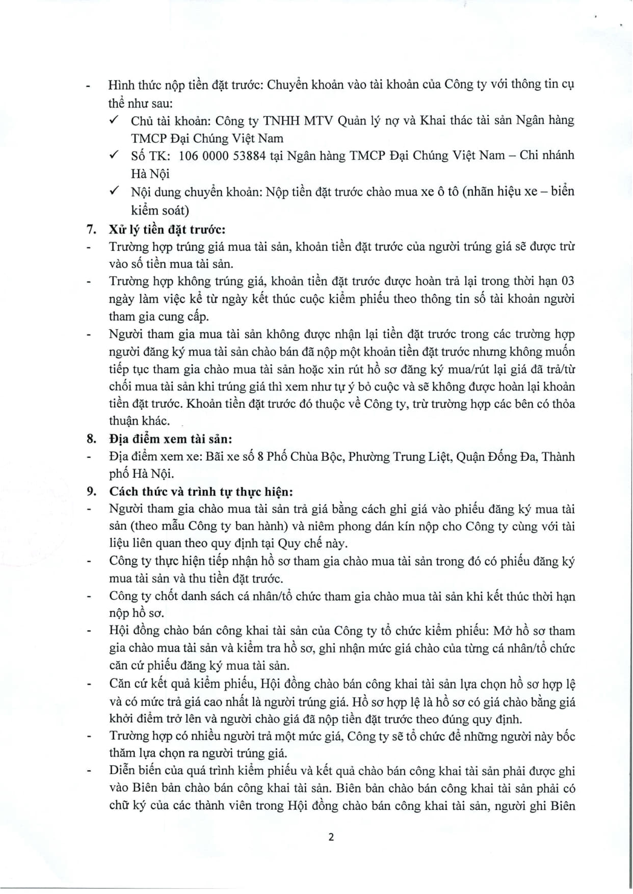 Thông báo chào bán ô tô Kia lần 3_0001_2