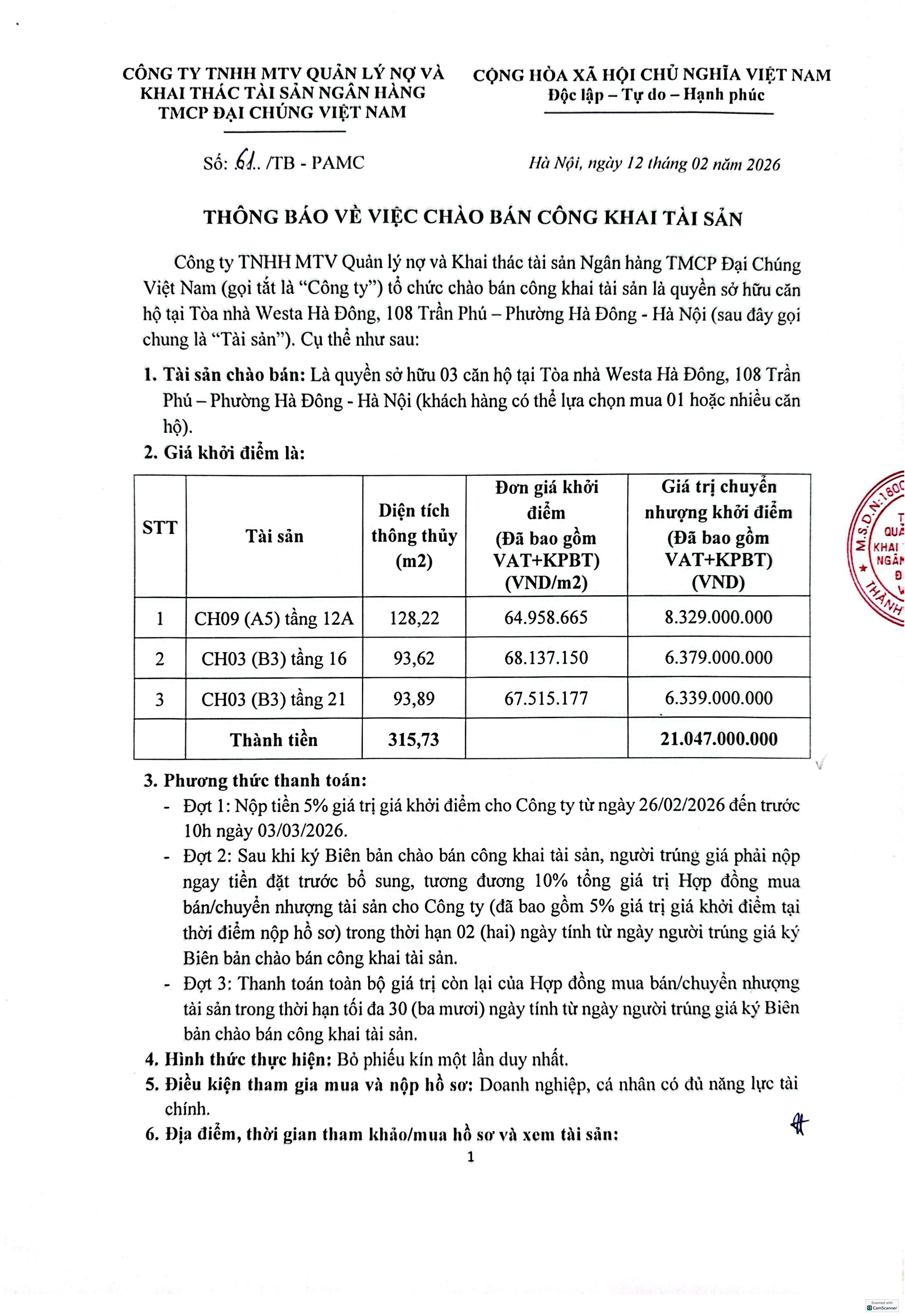 260212_Th&ocirc;ng b&aacute;o ch&agrave;o b&aacute;n c&ocirc;ng khai 3 căn Westa HĐ_1