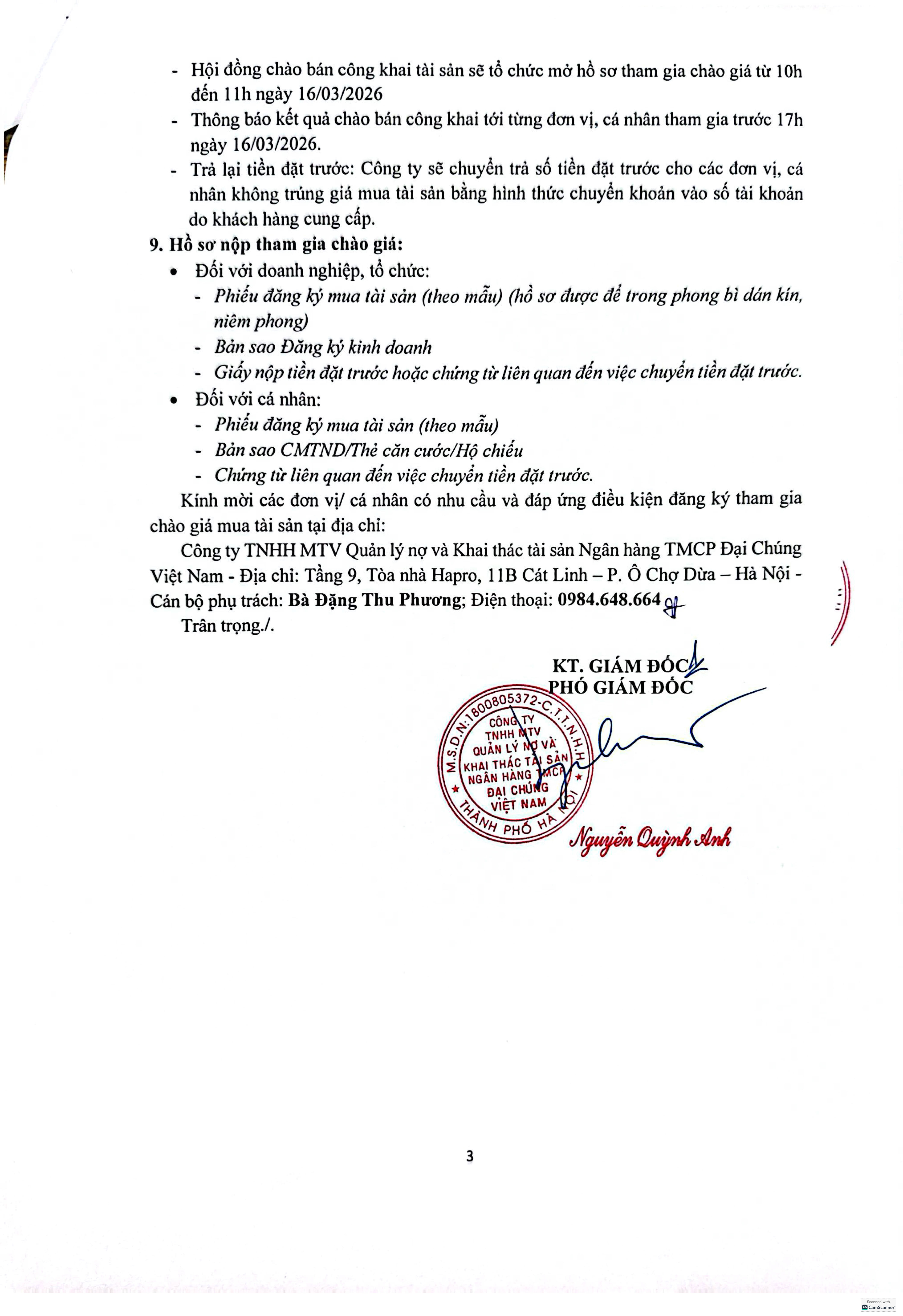 260305_TB ch&agrave;o b&aacute;n c&ocirc;ng khai 3 căn Westa HĐ lần 2_3